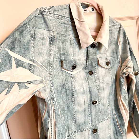 Blue origami jacket - Picture 2 of 4